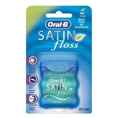 Oral-B Satin Floss, filo interdentale, menta, 25 m