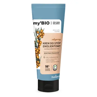 Farmona myBIO Crema piedi nutriente ed emolliente, olivello spinoso del nord, 100 ml