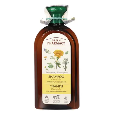 Farmacia Verde, shampoo per capelli normali e grassi, alla calendula, 350 ml