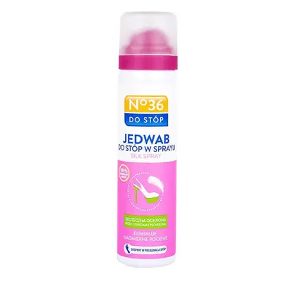 No36, spray seta per i piedi, elimina la sudorazione eccessiva, 75 ml