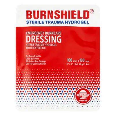 Burnshield, medicazione in idrogel per ustioni, 10 x 10 cm, 1 pezzo