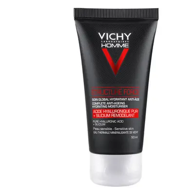 Vichy Homme Structure Force, crema viso antirughe per uomo, 50 ml