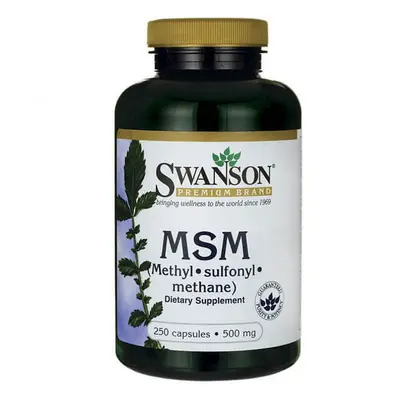 Swanson MSM, metilsulfonilmetano 500 mg, 250 capsule