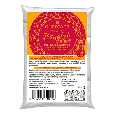 Orientana Joy, ciondolo profumato vegano, Bangkok Energy, 1 pezzo