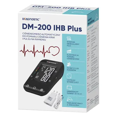 Diagnosi Diagnostica DM-200 IHB Plus, misuratore automatico della pressione arteriosa del bracci