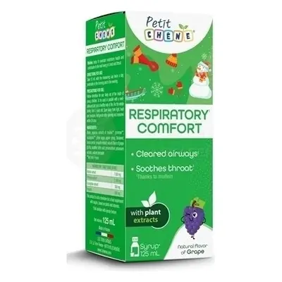 Sciroppo Petit Respiratory comfort per bambini 125 ml 1×125 ml 1×125 ml, sciroppo per favorire l