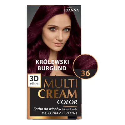 Tonalita cremosa per capelli Joanna, Colore 36 Borgogna Reale. Sublime bellezza ed eleganza per 