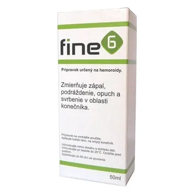 Fine6 1×50 ml olio per emorroidi