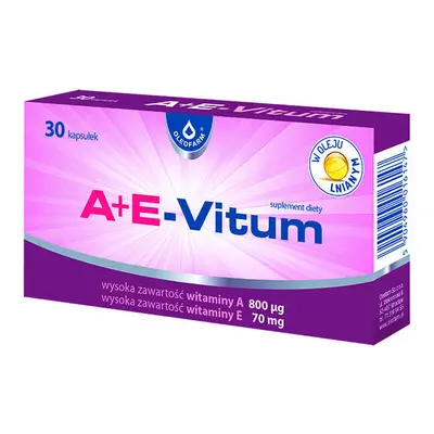 Miglior integratore di vitamine A ed E per la salute e la bellezza della pelle - A+E-Vitum, 30 c