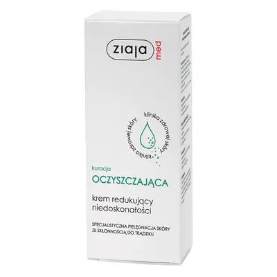 Ziaja Med, Trattamento antibatterico, Crema riducente per l acne, 50ml