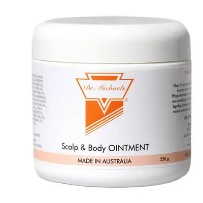 Dr Michaels Scalp & Body Ointment, unguento per la pelle con lesioni psoriasiche, 250 g