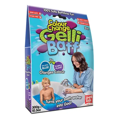 Zimpli Kids Gelli Baff, polvere magica per il bagno, blu, da 3 anni, 300 g