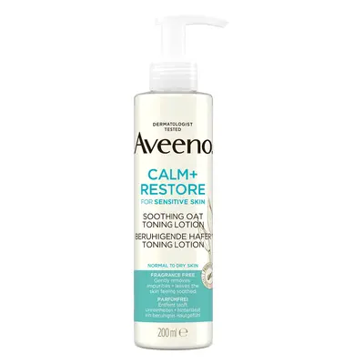 Aveeno Calm+ Restore, gel doccia nutriente con fiocchi d'avena, 200 ml