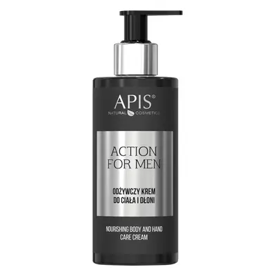 Crema Nutriente per Corpo e Mani Apis Action For Men, 300ml