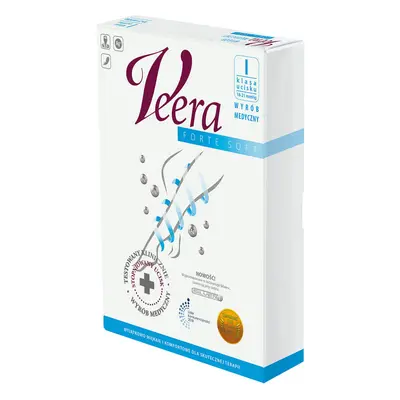 Veera Forte, calze lunghe al ginocchio, compressione di 1a classe, dita chiuse, taglia 1, nero