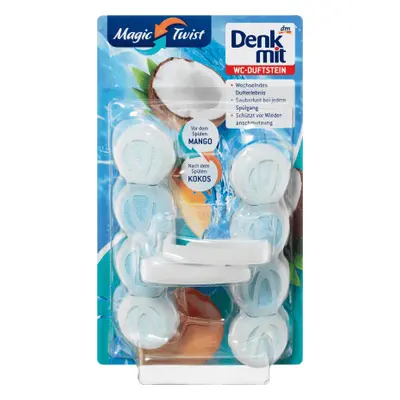 Denkmit Deodorante per WC mango e cocco, 96 g