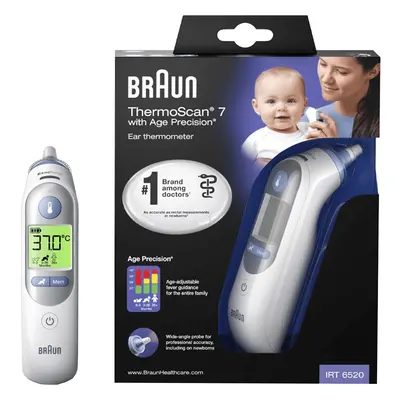 Braun ThermoScan 7 IRT6520, termometro auricolare con precisione Age