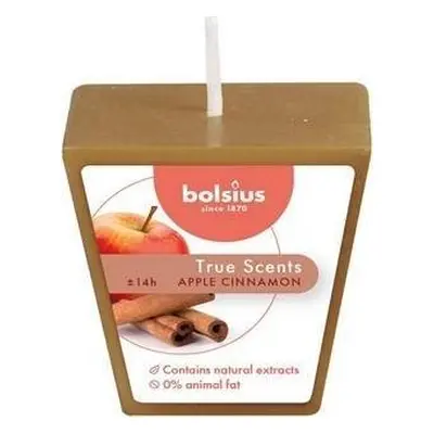 Bolsius Aromatic 2.0 Candela profumata Votive Apple Cinammon 1×1 pz, dimensione 48 mm