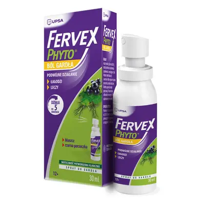 Fervex Phyto mal di gola, spray per la gola, 30 ml