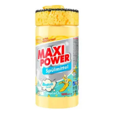 Maxi Power Detersivo per piatti Maxi Power al gusto banana, 1 l