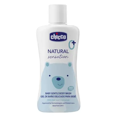 CHICCO Natural Sensation shampoo corpo con aloe e camomilla 200ml, 0m+ 1×200 ml, shampoo corpo p