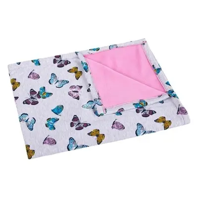 Coperta per bambini BÁRA 5284/422 75x100 rosa/daisies 1×1 pz, coperta per neonati