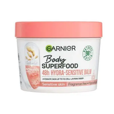 Balsamo corpo idratante Body Superfood Latte d'Avena + Frazioni Probiotiche, 380 ml, Garnier