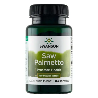 Swanson Saw Palmetto 160 mg, palma sabal, 120 capsule in gel