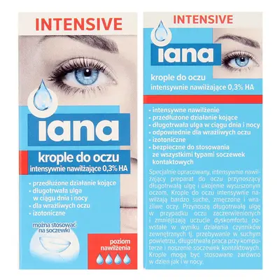 Iana Collirio intensivo idratante 0,3% HA, 10 ml