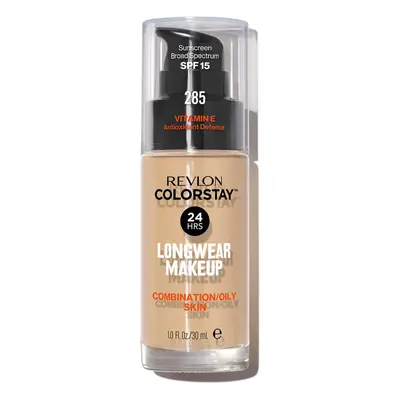 Revlon ColorStay, fondotinta per pelle mista e grassa, n. 300, Golden, con pompa, 30 ml