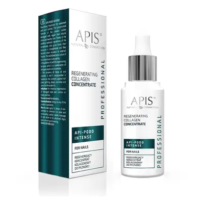 Apis Api-Podo Intense, concentrato di collagene rigenerante per unghie, 30 ml