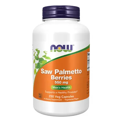 Now Foods Bacche di Saw Palmetto, palma sabal 550 mg, 250 capsule