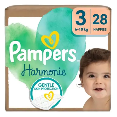 Pampers Harmonie, pannolini, taglia 3, 6-10 kg, 28 pz