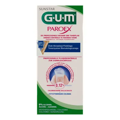 Sunstar Gum Paroex 0,12%, collutorio, azione intensiva, 300 ml