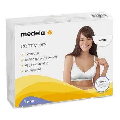 Reggiseno per allattamento Comodo reggiseno bianco, taglia L, Medela