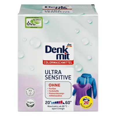 Denkmit Detersivo per capi colorati ultra delicati 20 sp, 1,35 Kg