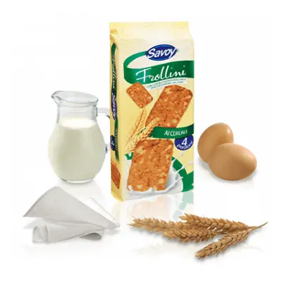 Biscotti ai cereali - Frollini, 410g, Savoia