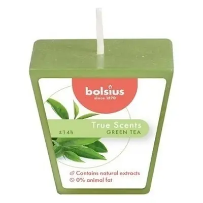 Bolsius Aromatic 2.0 Candela votiva profumata al tè verde 1×1 pz, dimensione 48 mm