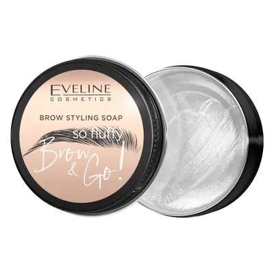 Eveline Cosmetics Brow & Go, sapone per lo styling delle sopracciglia, 25 g