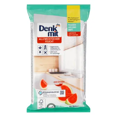 Denkmit Salviette umidificate all'anguria, 50 pz