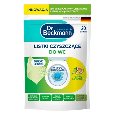 Dr Beckmann, strisce detergenti per WC, Citrus Sensation, 20 pz.