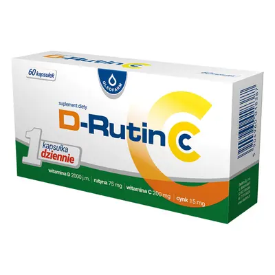 D-Rutin CC, 60 capsule - Integratore alimentare per migliorare la circolazione e sostenere la fu