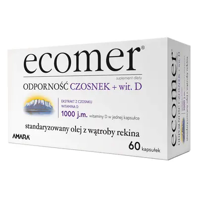 Ecomer Immunità Aglio + Vit. D3, 60 capsule