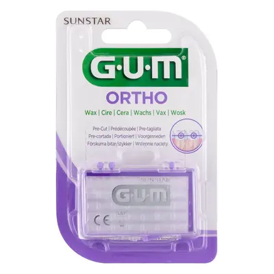 Sunstar Gum Ortho, cera ortodontica calibrata, insapore, 1 pezzo