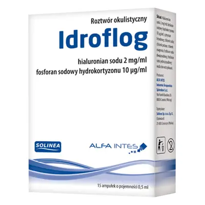 Idroflog, soluzione oftalmica, 0,5 ml x 15 fiale