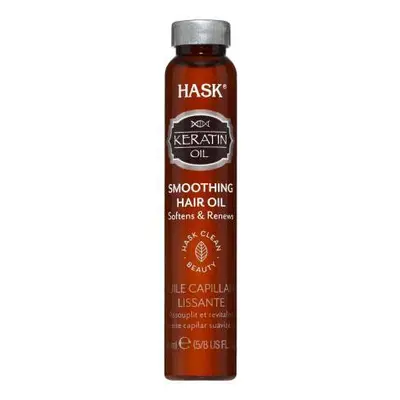 Olio per capelli lisciante Hask Keratin, 18 ml