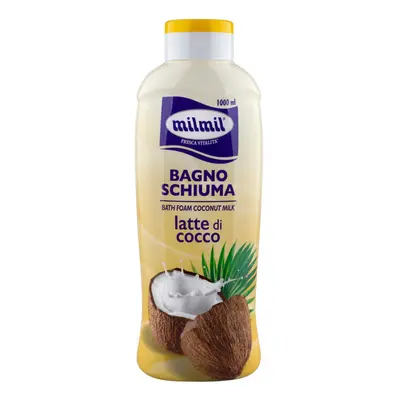 Bagnoschiuma al latte di cocco, 1000 ml, Milmil