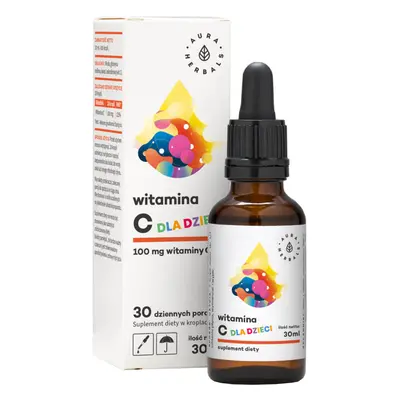 Aura Herbals Vitamina C per bambini, gocce, 30 ml