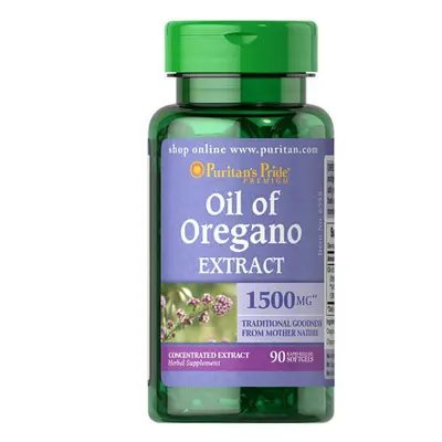 Puritans Pride, Olio di origano 150 mg, 90 capsule