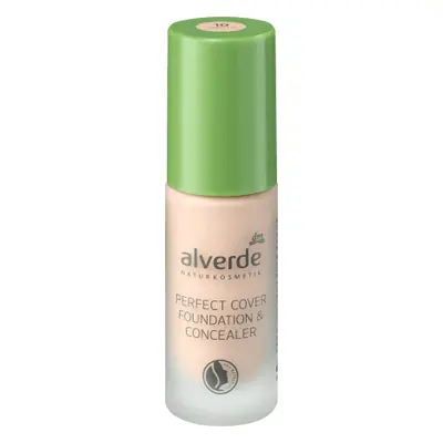 Alverde Naturkosmetik Perfect Cover fondotinta e correttore 10, 20 ml